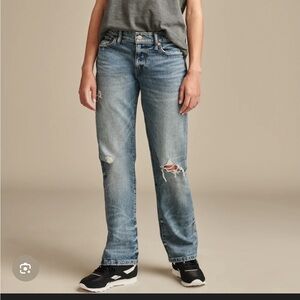 Lucky Brand Easy Rider Distressed Jeans 12/31 Long